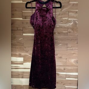 Morgan& Co Burgundy Dress
